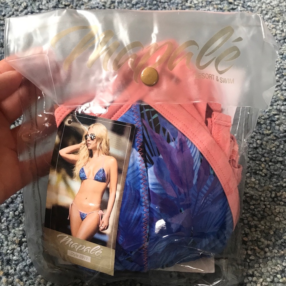 super cute palm design bikini